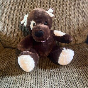 Build-A-Bear 10" Brown and White Puppy